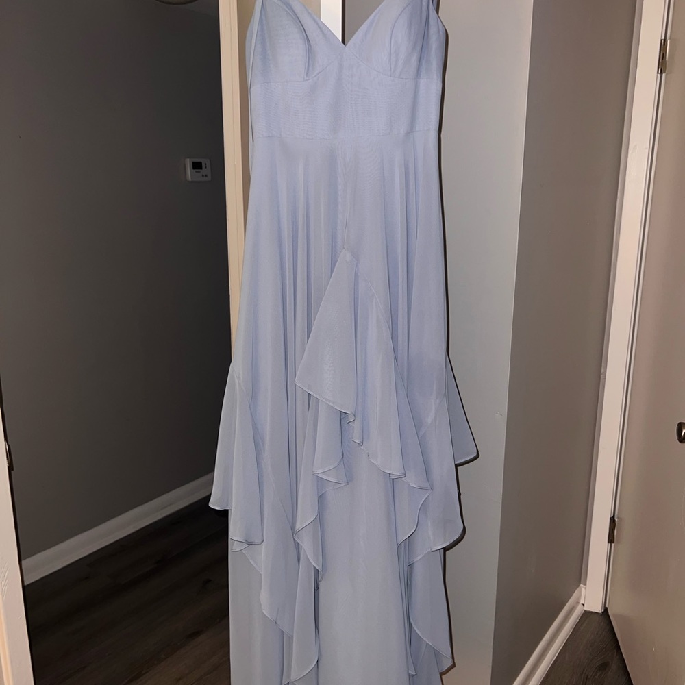 Azazie Dusty Blue Dress